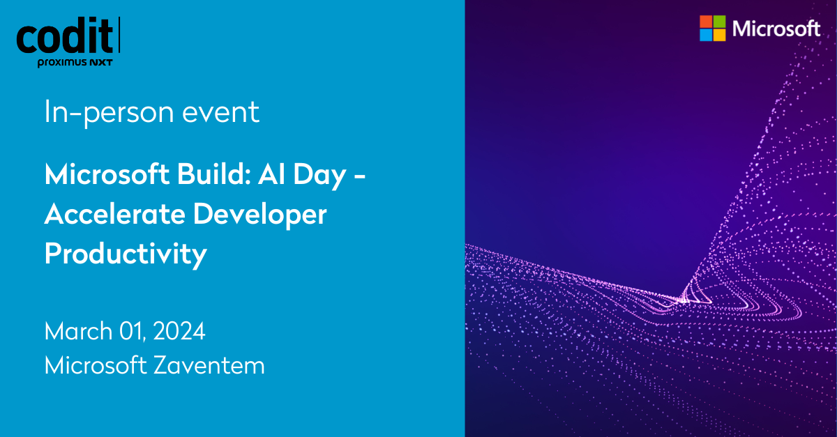 Microsoft Build: AI Day – Friday 1 March 2024 | Codit